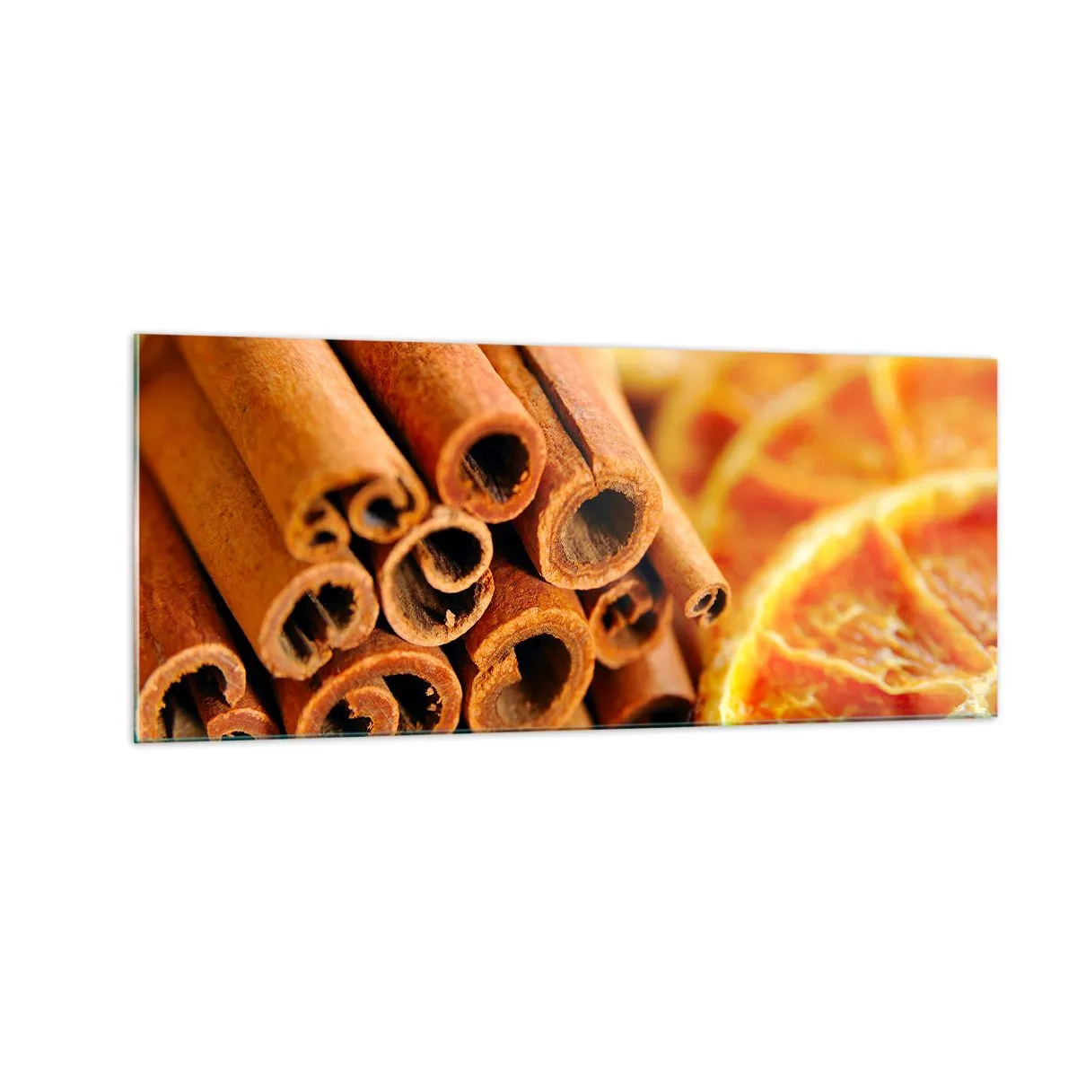 Glass picture - Can You Smell the Aroma? - 100x40 cm