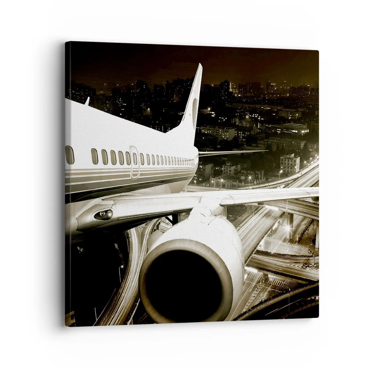 Canvas picture - Flying into the Night - 30x30 cm
