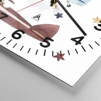 Clock face with numbers