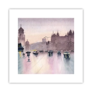 Poster - In a Rainy Fog - 30x30 cm