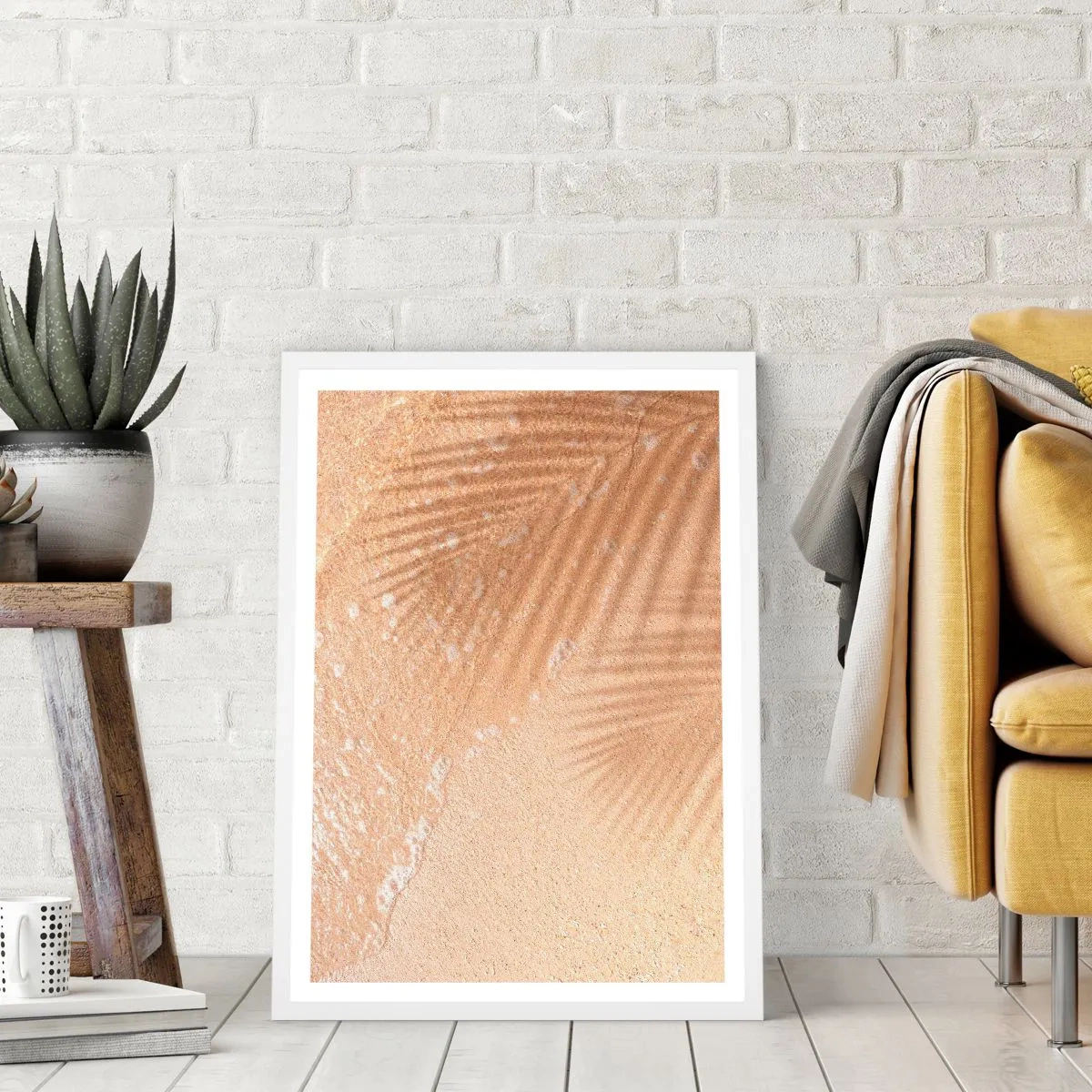 Poster in white frmae - Shadow of a Hot Summer - 70x100 cm