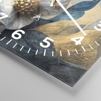 Clock face with numbers