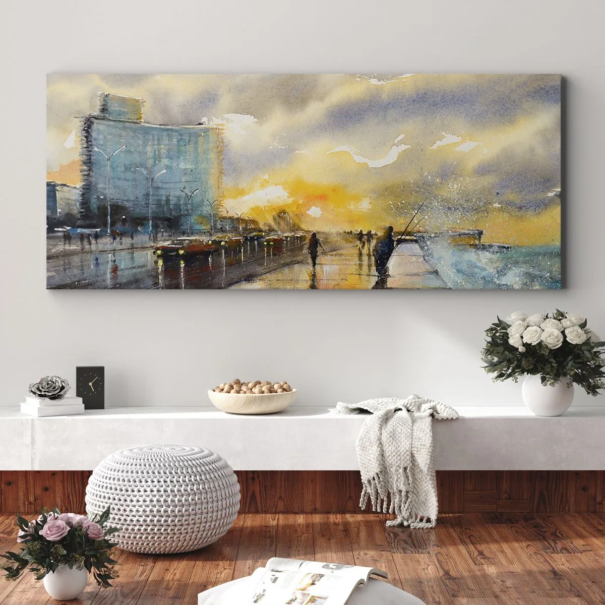 Canvas picture - Life On the Coast - 100x40 cm