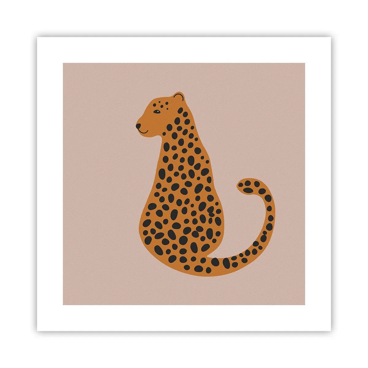 Poster - Leopard Print Is Fashionable - 40x40 cm