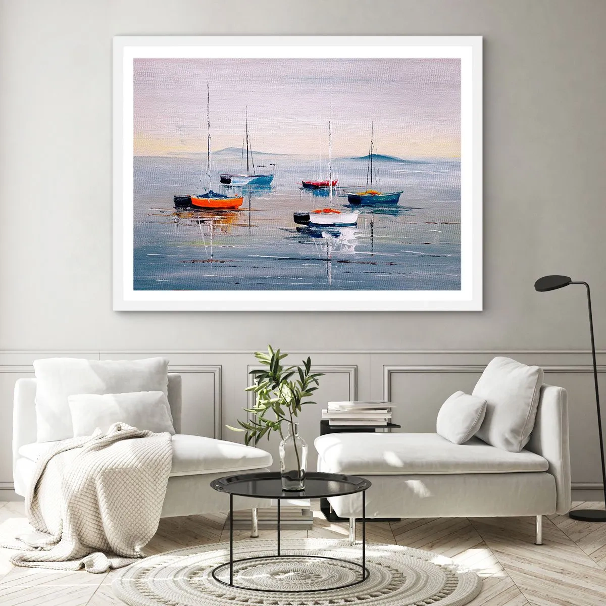 Poster in white frmae - Deserved Rest - 40x30 cm