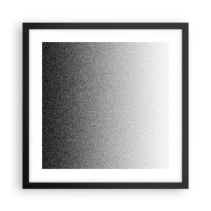 Poster in black frame - Towards Light - 40x40 cm