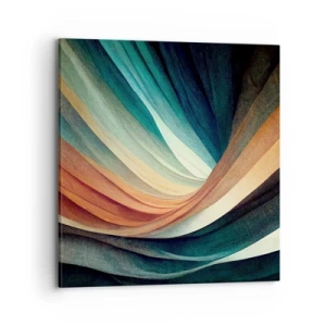 Canvas picture - Woven from Colours - 70x70 cm