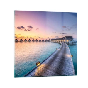 Glass picture - Holidays - Return to the Source - 30x30 cm