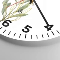 Clock face with numbers