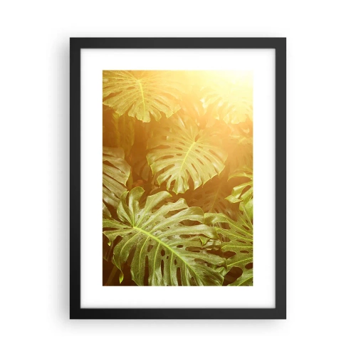 Poster in black frame - Walking into the Green - 30x40 cm