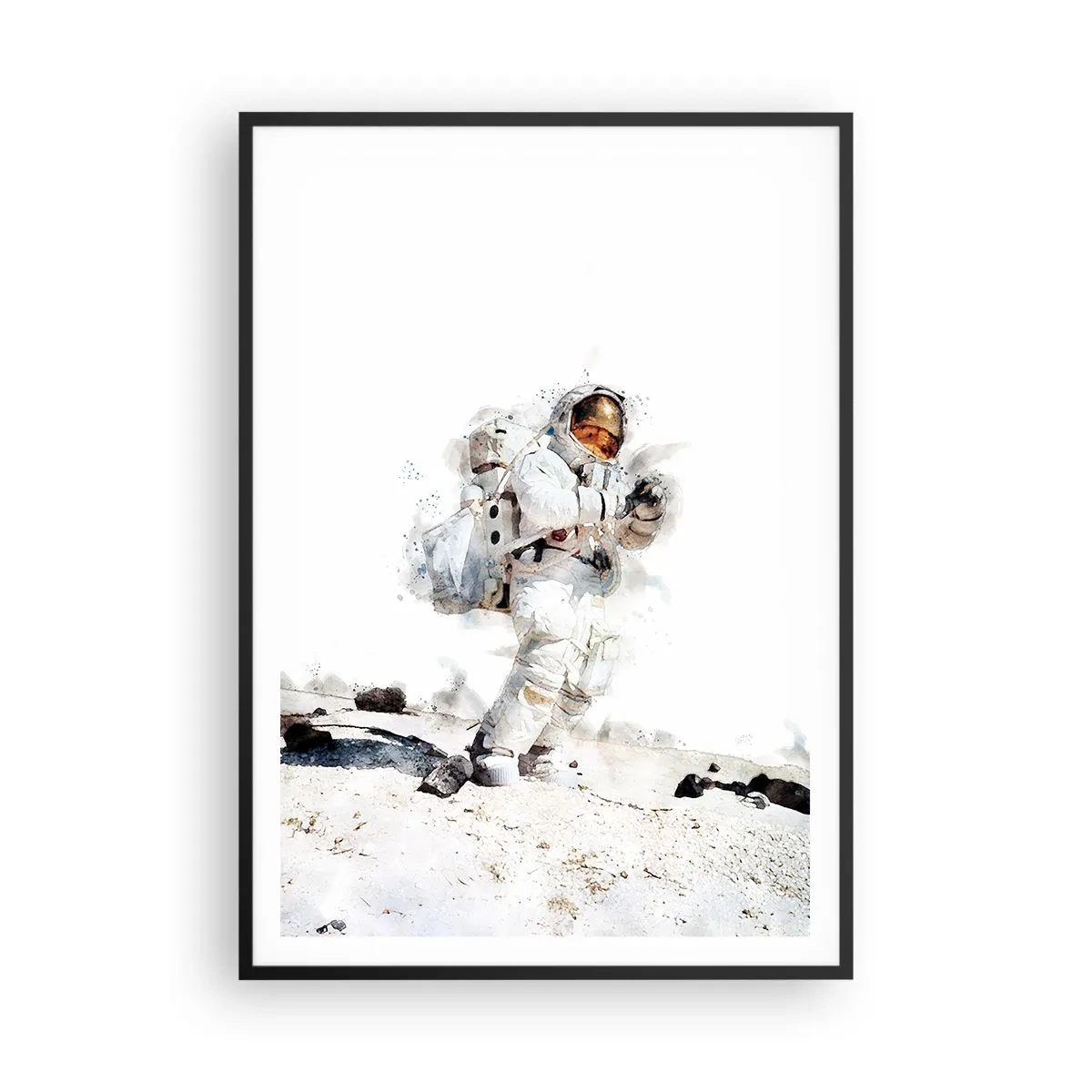 Poster in black frame - Messenger of the Earth - 70x100 cm
