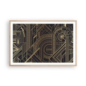 Poster in light oak frame - Concepts, Ideas, Plans - 91x61 cm