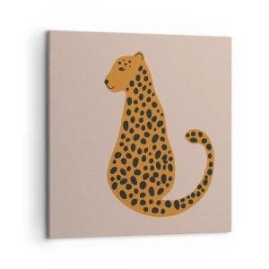 Canvas picture - Leopard Print Is Fashionable - 50x50 cm