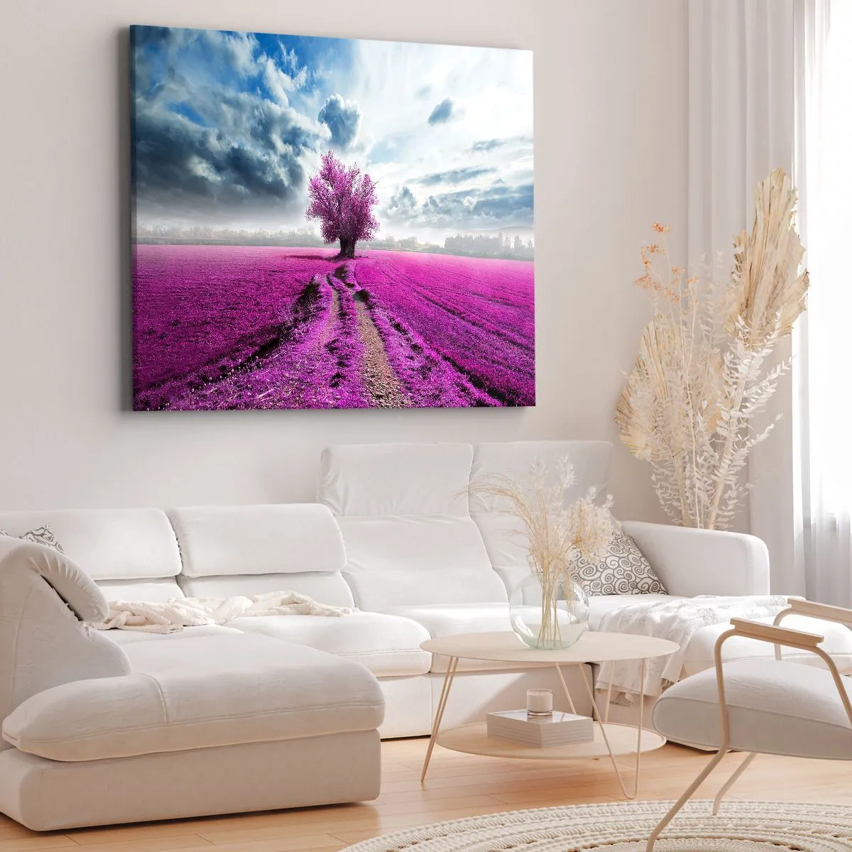Canvas picture - Heathland Charm - 120x80 cm
