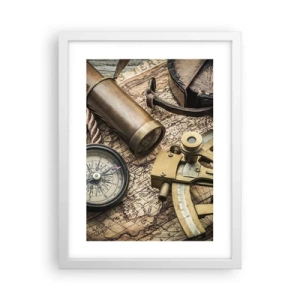 Poster in white frmae - Show the Way - 30x40 cm