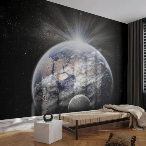Custom Wallpaper Premium Canvas - In Full Blaze - Astronomy, Cosmos, Galaxy