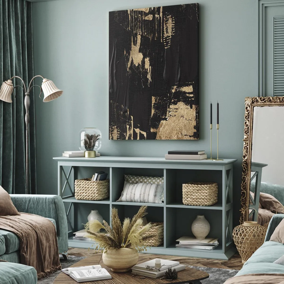 Canvas picture - Touch Mark - 70x100 cm