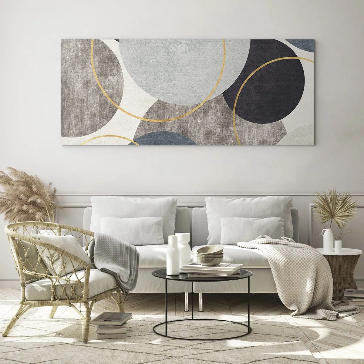 Glass picture - Wheel after Wheel - 100x40 cm