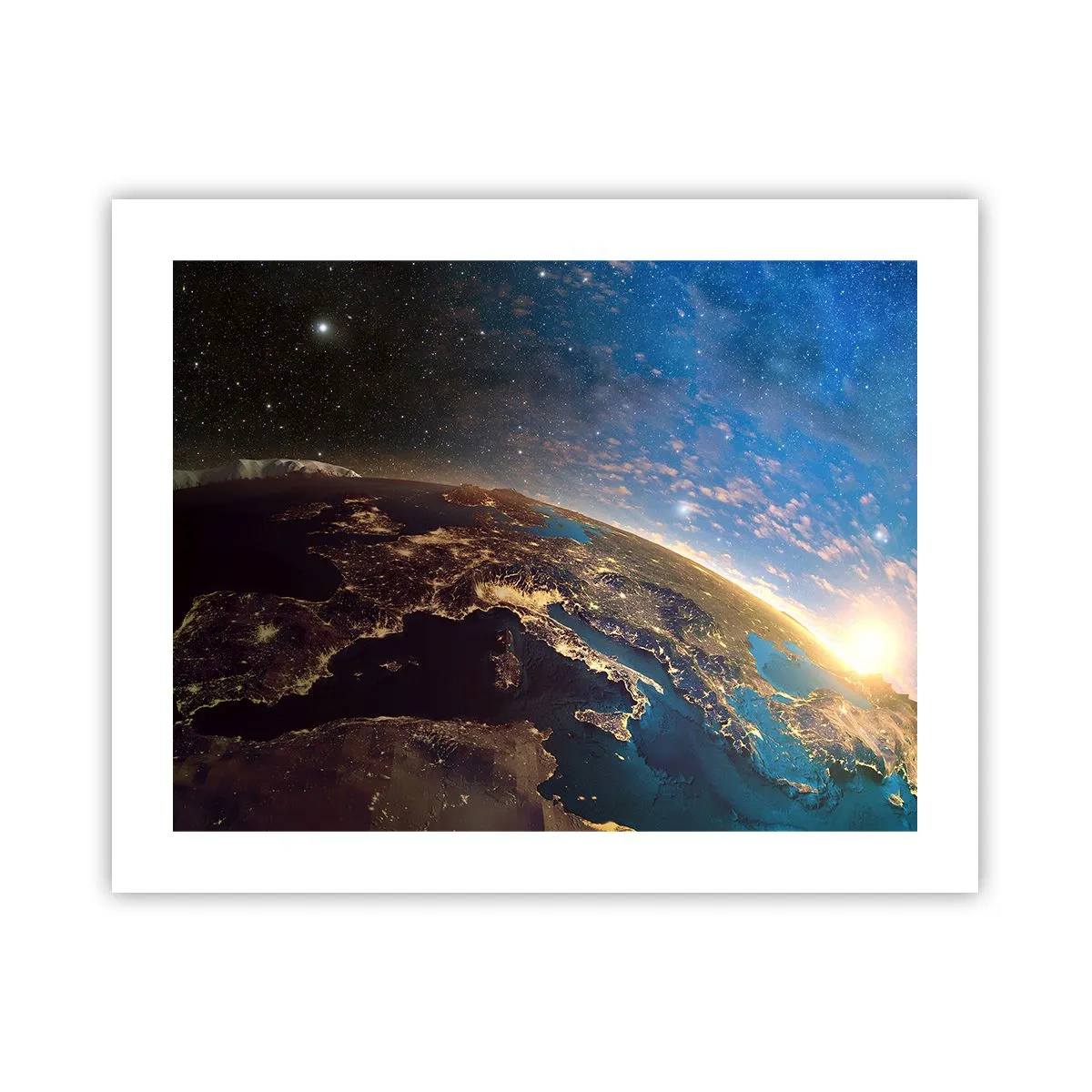 Poster - Let's Look at Each Other from a Distance - 50x40 cm