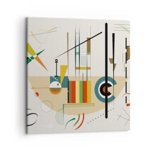 Canvas picture - And the World Laughs - 60x60 cm