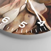 Clock face with numbers