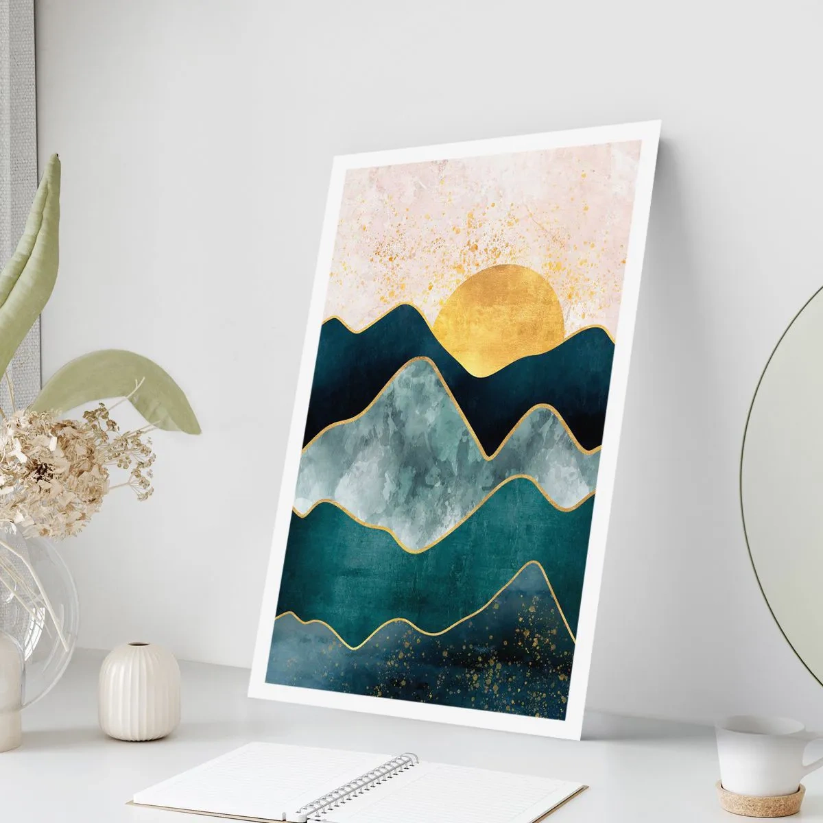 Poster - Behing Seven Mountains - 40x50 cm
