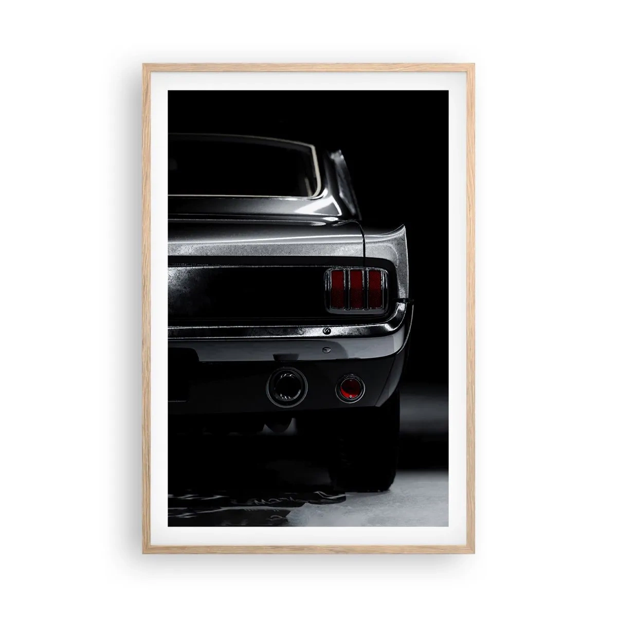 Poster in light oak frame - Charm of the Classic - 61x91 cm