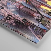 Clock face with numbers