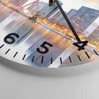 Clock face with numbers