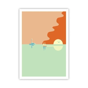 Poster - Ideal Sea Landscape - 70x100 cm