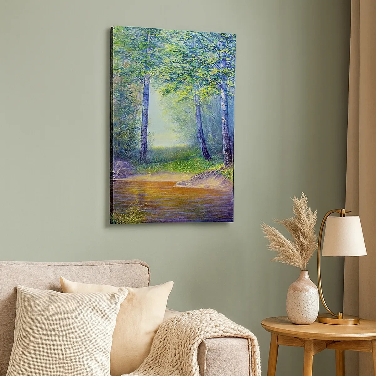 Canvas picture - Idyllic Scenery - 50x70 cm