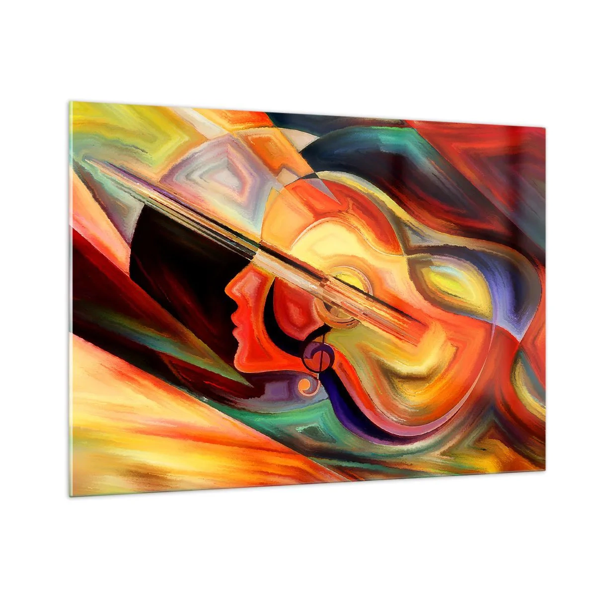 Glass picture - All Is Tuned Up - 100x70 cm