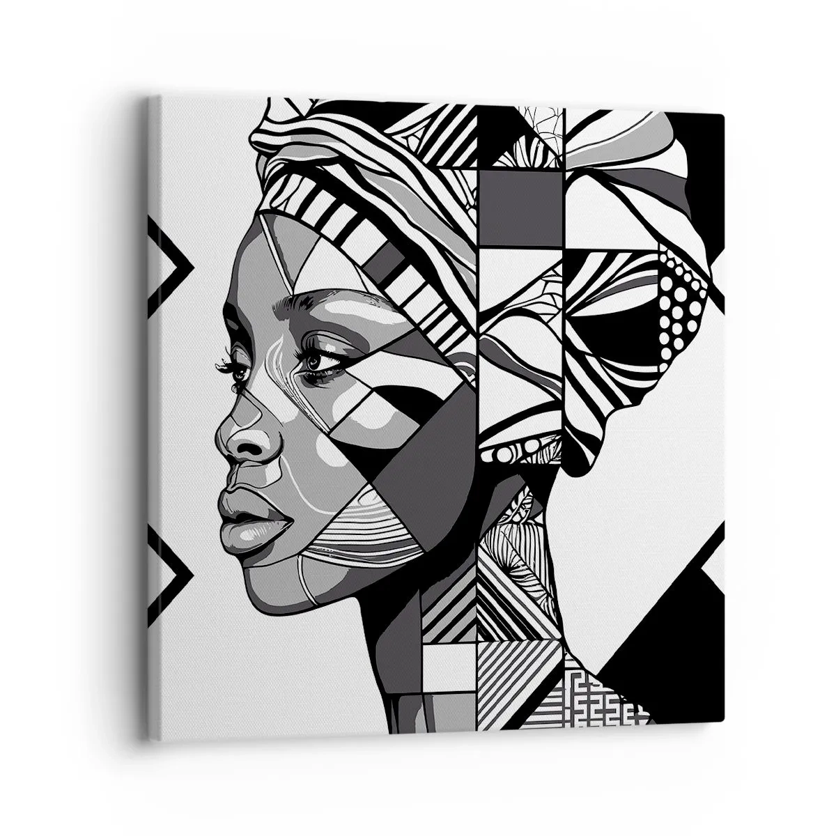 Canvas picture - Ethnic Portrait - 30x30 cm