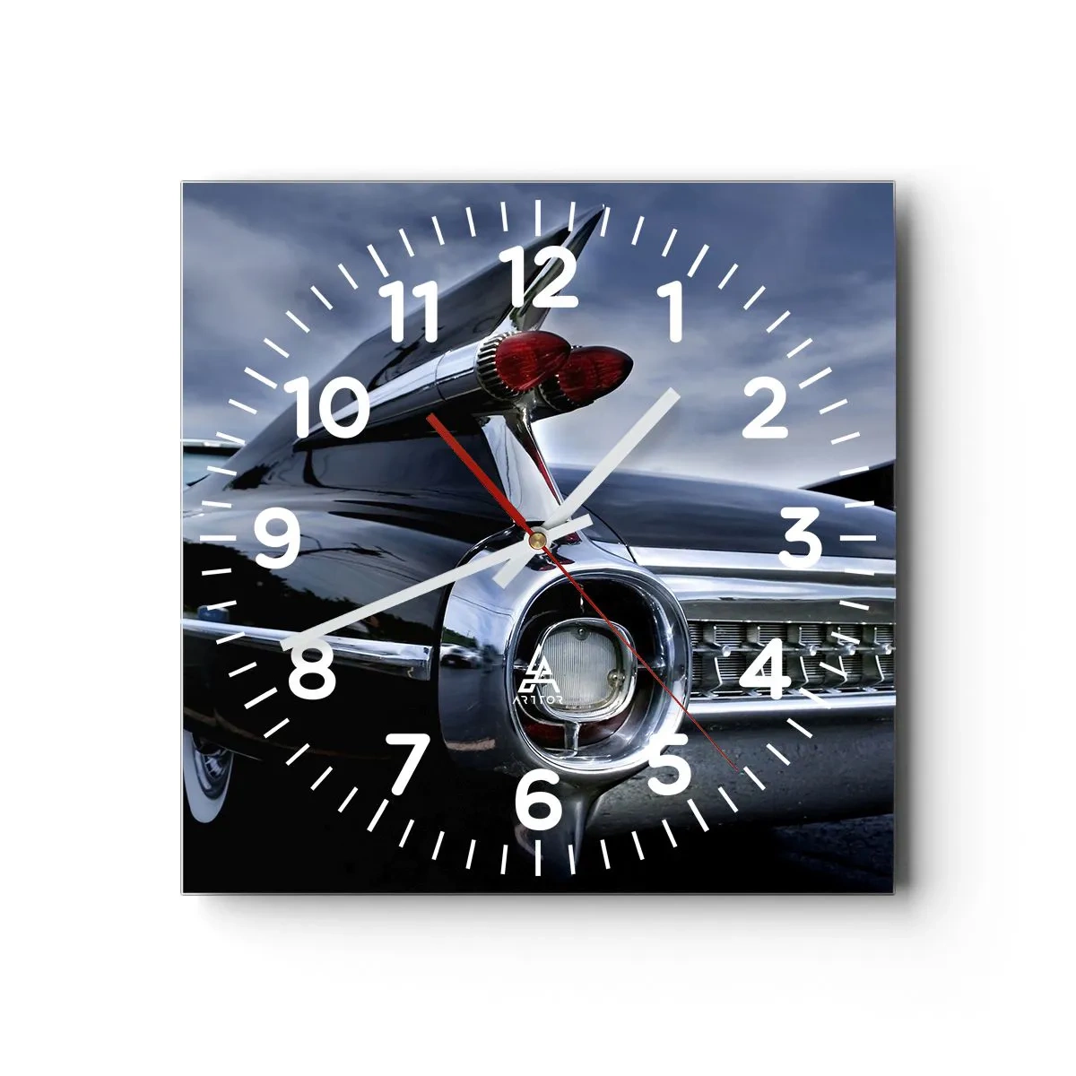 Wall clock - Clock on glass - That's Why It Is Beautiful! - 40x40 cm
