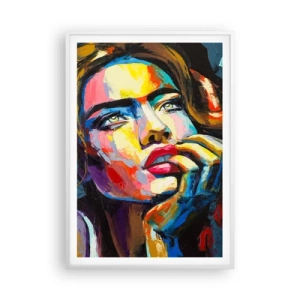Poster in white frmae - Dreams Like Birds Flying in the Sky - 70x100 cm