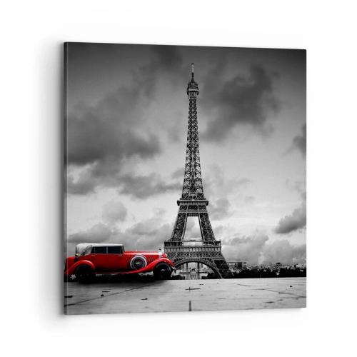 Canvas picture - Not So Long Ago in Paris - 70x70 cm