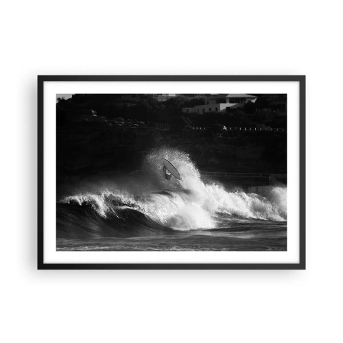 Poster in black frame - Challenge Accepted! - 70x50 cm