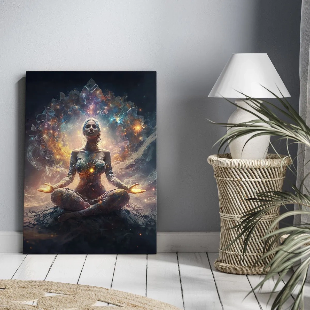 Canvas picture - Good Energy Flow - 55x100 cm