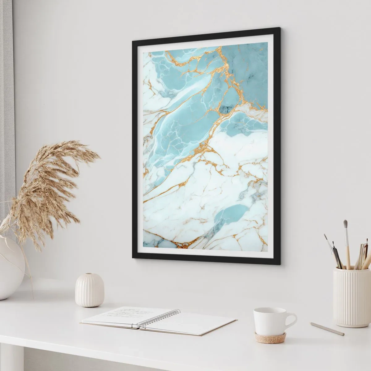 Poster in black frame - Richness of the Stone - 61x91 cm