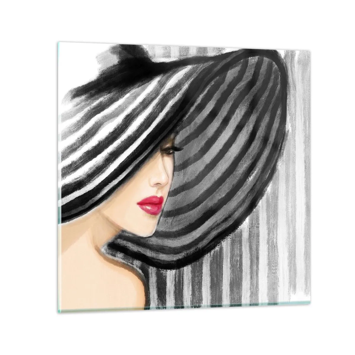 Glass picture - Where Can I Find You? - 40x40 cm