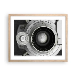 Poster in light oak frame - Tale about Hollywood - 50x40 cm
