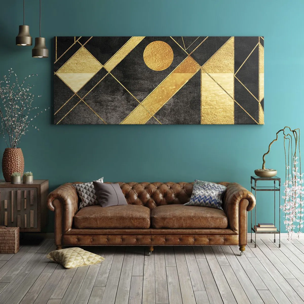 Canvas picture - Sun of the Desert - 100x40 cm