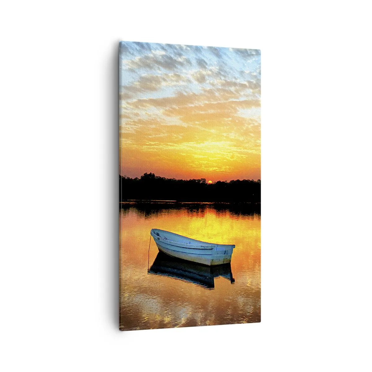 Canvas picture - Look, Listen, Meditate - 55x100 cm