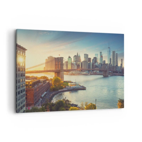 Canvas picture - Big City Dawn - 120x80 cm