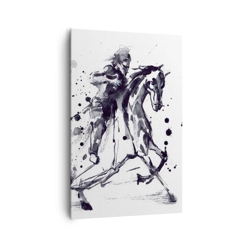 Canvas picture - Black Knight - 80x120 cm