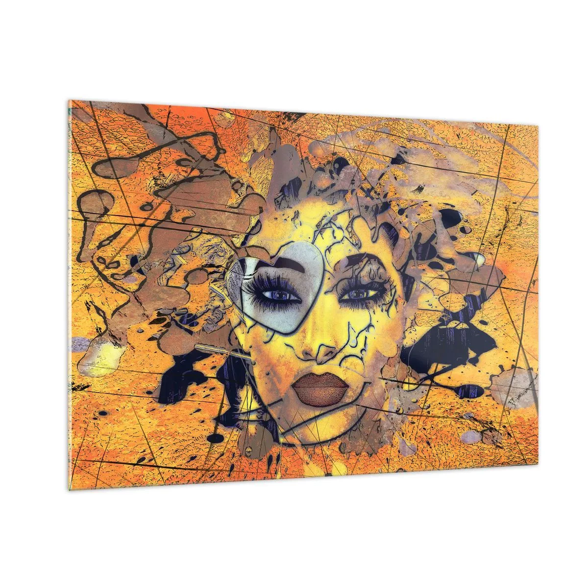 Glass picture - Sunny Beauty - 100x70 cm