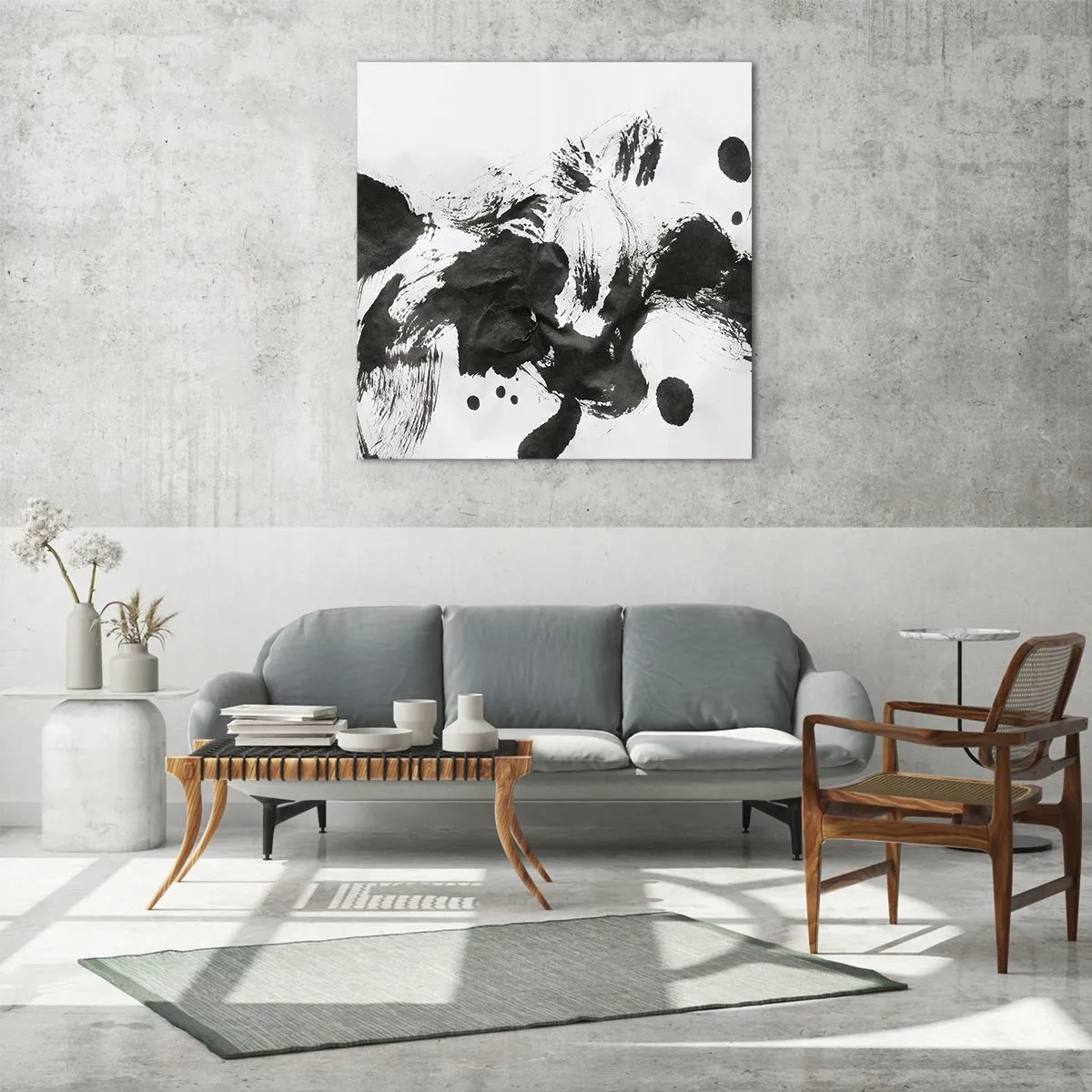 Glass picture - A Method in Madness? - 50x50 cm