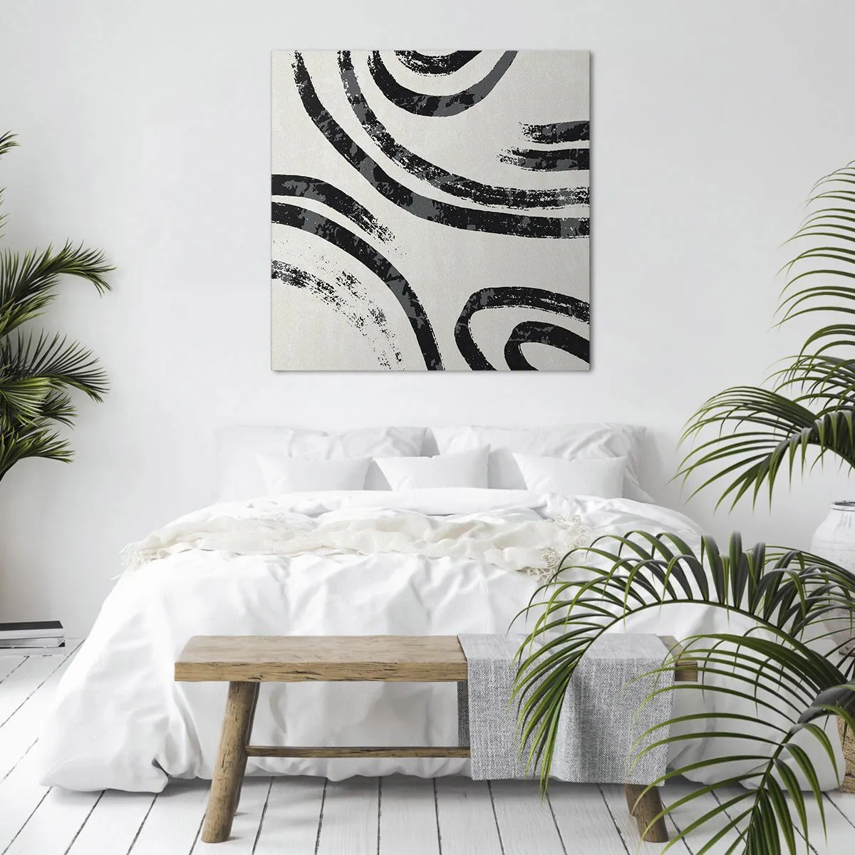 Canvas picture - Stopped Half Way - 30x30 cm