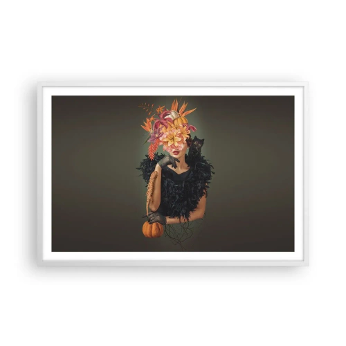 Poster in white frmae - Charm of a Witch - 91x61 cm
