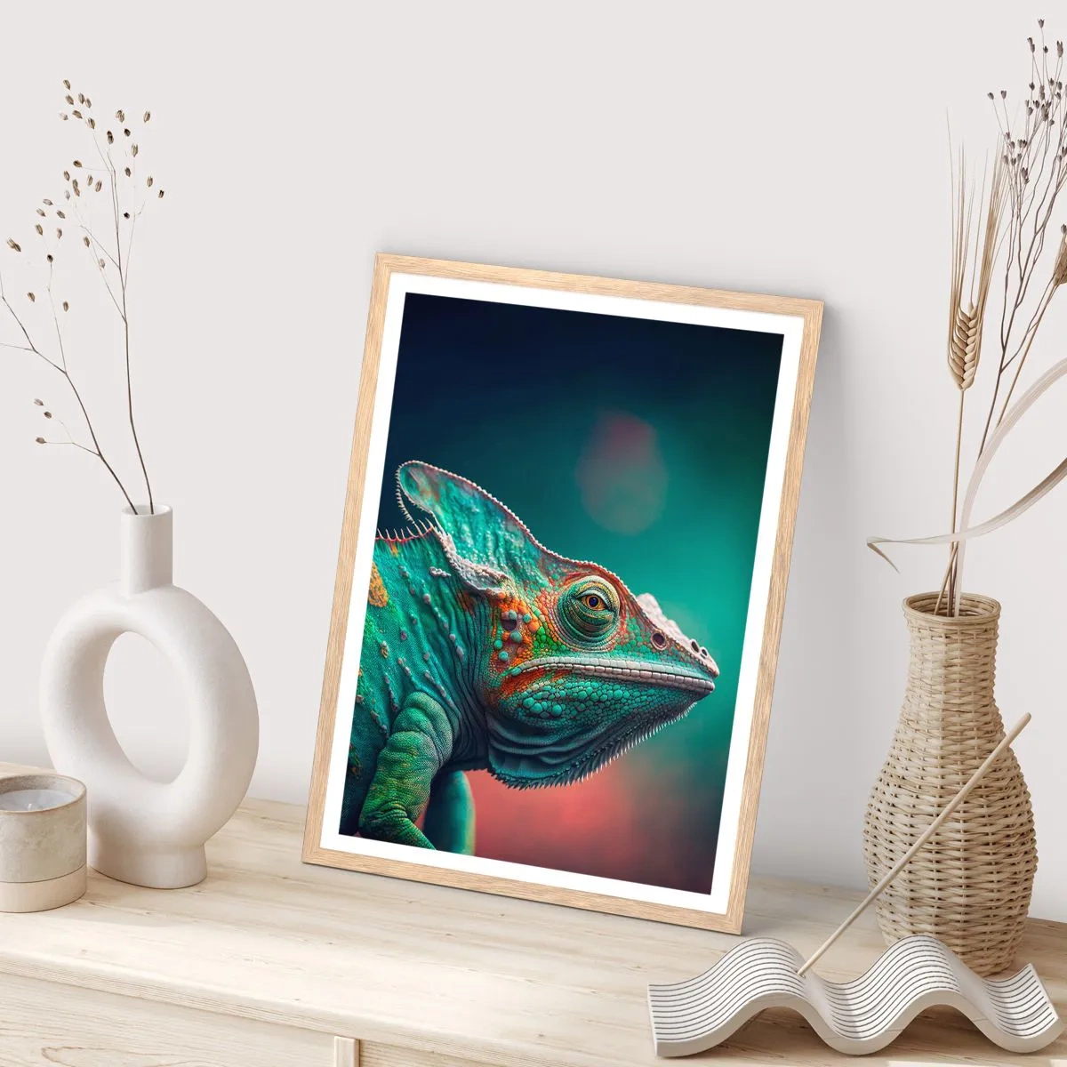 Poster in light oak frame - Can You See Me? That's Too Bad... - 61x91 cm